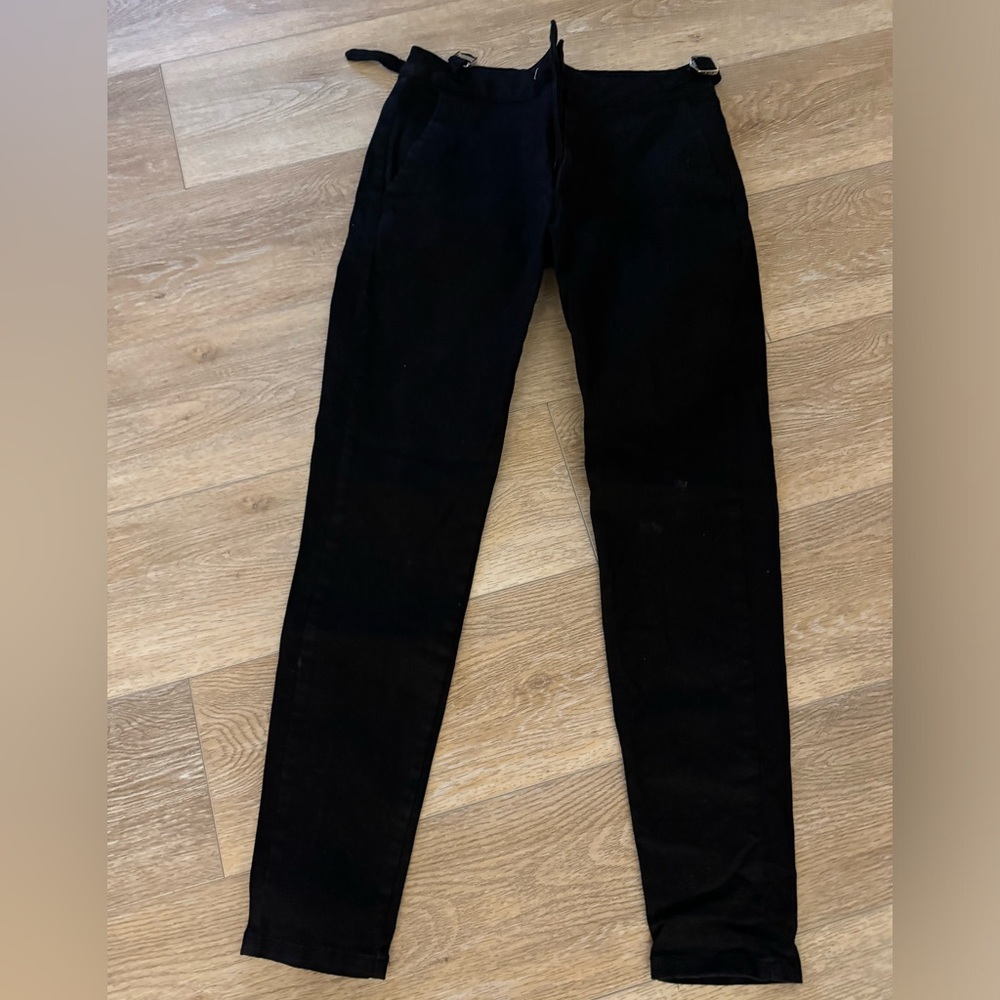 Men’s Trousers UK Designer ARNE, Black, Size 30R